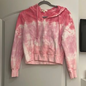 LOVE SHACK FANCY PINK TIE DYE SWEATSHIRT